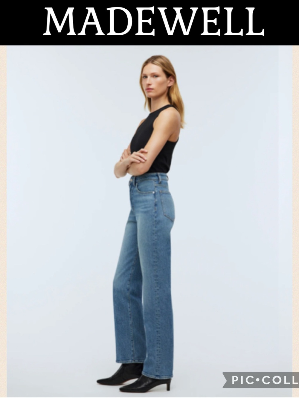 Madewell 90’s Straight Leg Jeans Size 26T